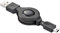 K07 Câble de chargement rétractable USB A vers mini USB 5 broches pour GPS Garmin nüvi