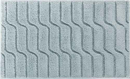 Grund Badteppich, 100% Baumwolle, Grau, 100% Baumwolle, graugrün, 60 x 100 cm