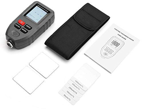 Jauge d'Épaisseur Portative, TC-100 Outil de Mesure d'Appareil de Contrôle d'Épaisseur de Voiture de Revêtement pour la Peinture Automobile de Voiture