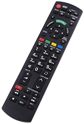 Intelligent TV Remote Control TV, High Performace smart Controller for N2QAYB000428 N2QAYB000328 N2QAYB000752 N2QAYB000350, Black