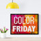 Nacnic Poster bunte Wörter. Sonrie2 Wort Blatt mit bunten Design und Aquarell berührt. A4-Format