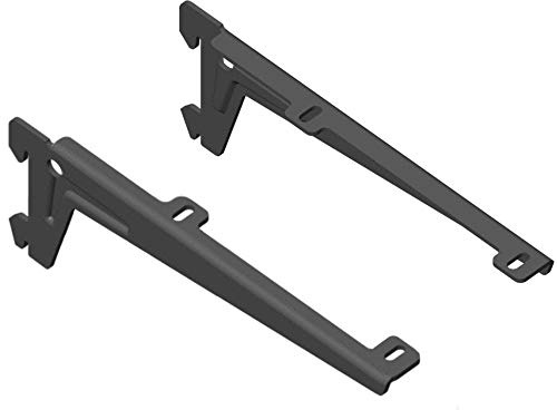 Element System Winkelträger L= 280 mm schwarzmattt Classic 50 Winkel Konsole 10300-00156 für Wandschiene Regal Schiene