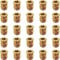 YoiYee Wood Furniture M6 x 13 mm Threaded Insert Nuts Interface Hex Socket Drive Zinc Yellow Passivated - 25 Pack