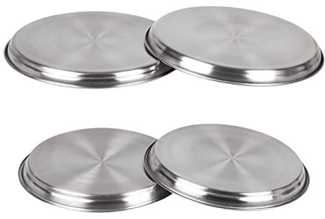4 Pcs SUL Hob Cover Set Stove Plate Cooker Top Burner Protector Silver Kit Home Kitchen Tools & Accessories Restaurants CANTEENS Safety Worktop Savers