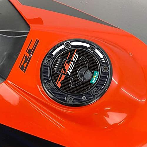 labelbike - 3D Gelharz Aufkleber Motorrad-Tankdeckelschutz kompatibel mit KTM RC 125 2015-2021