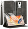 TTYSHTT Kompatibel mit Xiaomi Redmi Note 12 Pro 4G Hülle, Leder Flip Stoßfeste Handyhülle, Magnetische Schutzhülle Silikon TPU [Kartenfach] [Standfunktion][2X Displayschutzfolie] Case -Schwarz