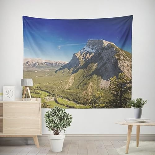 Tapisserie Journal Décoration Murale De Cuisine Montagnes et Rivières Murales Papier Peint Chambre Nature Tenture Geante pour Le Salon la 260x240cm