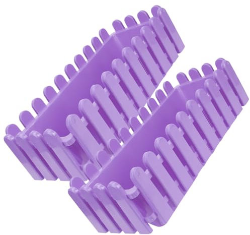 Toddmomy 2er-Box Töpfe Für Zimmerpflanzen Rechteckiger Pflanzer Blumenkasten Blumentopf Fensterpflanzer Pflanzgefäße Aus Kunststoff Für Freilandpflanzen Groß Plastik Gemüse Violett