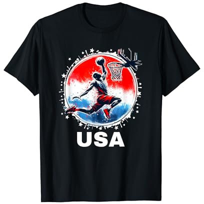 Basketball Team Basketball Bekleidung USA Team Basketball T-Shirt