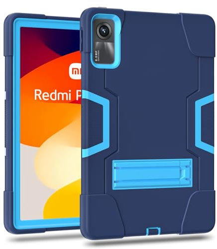 Fundas para Tablet PC Funda protectora compatible con Xiaomi Redmi Pad SE de 11 pulgadas (2023) Funda de silicona Compatible with tableta con soporte, carcasa protectora resistente a prueba de golpes(