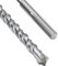 SDS Max - Broca para hormigón (12 x 380 mm, con 4 cortes de metal duro y doble hélice), para hormigón, piedra, piedra natural