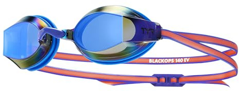 TYR Blackops 140 EV Racing Goggles Mirrored Femme Fit (Blau/Koralle)