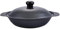 Gaxcent Kleiner Wok Mit Wokdeckel, Wokpfanne Gusseisen, Antihaftpfanne, Geeignet Für Einzel- Oder Mehrpersonen, Kleiner Mini-Wok Claypot Reistopf, Gusseiserner Auflauf,20cm