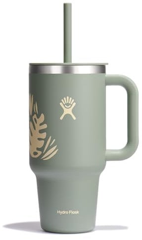 Hydro Flask 32 Oz Travel Tumbler Botanical Bliss Agave