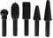 5 piezas Burr Escofina Set, archivo de talla de madera Escofina talla de madera rebabas brocas giratorias cabeza de molienda en relieve para carpintería