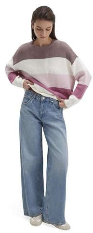 Mavi Damen Sweaters Striped Sweater Gestreifter Pullover