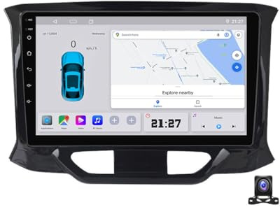 EsaSam 9 Inch Octa Core 2G+32G Car Stereo Compatible with Lada X-RAY 2015~2019 Touchscreen Navigation with Bluetooth, Wireless Carplay, Android Auto, 1080P Backup Camera,C20 Pro