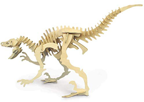 Quay Große Velociraptor Holzbausatz FSC