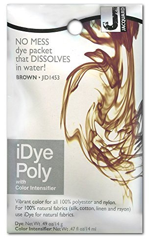 Jacquard iDye Poly - Stofffarbe fuer Synthetik - Braun