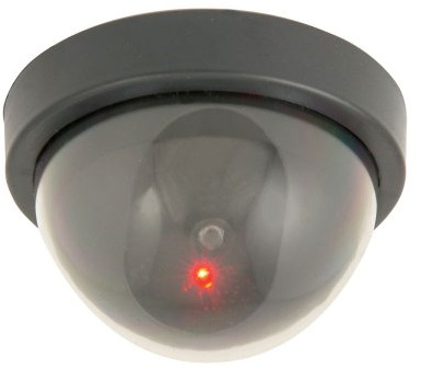 kenable Mercury CCTV Ceiling Mount Dummy Security Camera With Flashing LED