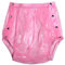 Haian Slip pour incontinence adulte en plastique à clipser, taille M, unisexe, jetable, protection de nuit, un, medium, rose transparent, imperméable, unisexe-adultes