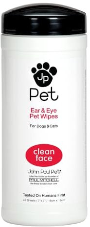 John Paul Pets Ear & Eye Wipes