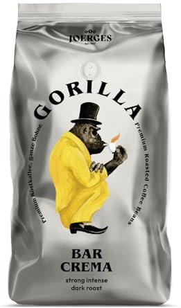 Joerges Kaffee ganze Bohnen Espresso Gorilla Bar Crema, 1 kg