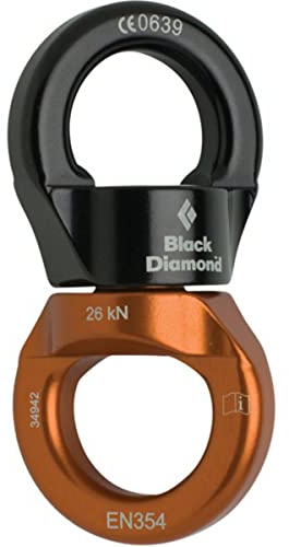 Black Diamond Rotore Diamante Nero, Nero, Orientabile/BD Arancione