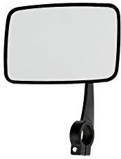 Spiegel, eckig, links, Klemmschelle, Metallausführung - für Simson KR51/1 Schwalbe, SR4-2 Star, SR4-3 Sperber, SR4-4 Habicht - MZ TS, ES