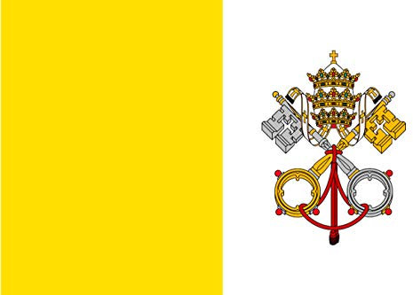 Sfiziosa Bandiera Stato del Vaticano 100x140 100% polyestere