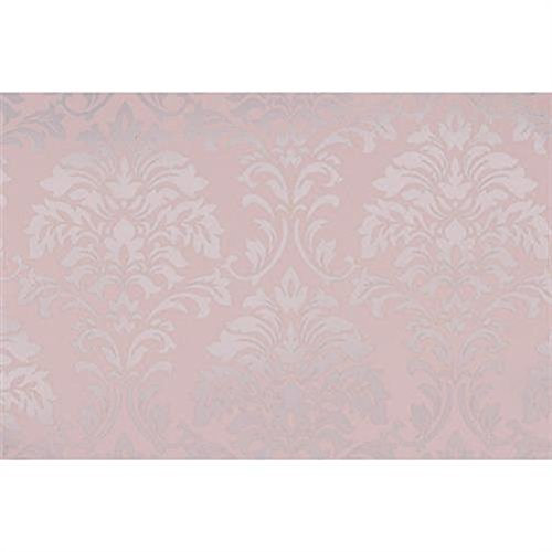 Öko-Tapete Princess Floral Rosé Ornament Rosa Silber glänzend Tapete Prinzessin Papiertapete 10,05x0,53m
