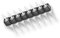 Stacking Conne, Header, 12 Pos, 2,54 mm, PC-Board-to-Board-Pin-Headers, 1 Stück | BBL-112-T-E