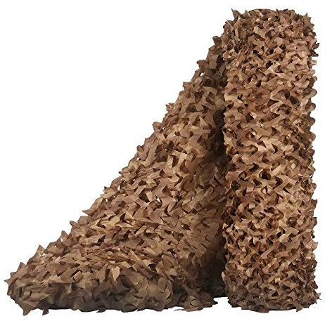 Sitong Tarnnetz, für die Jagd, Rolle, Bulk, Militär, Dekoration, Sonnenschutz, beige, 1.5Mx2M(4.9ftx6.6ft)