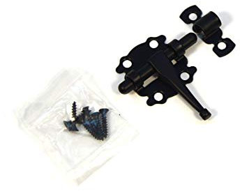 Verrou de porte de meuble - Verrou de porte - Vieux noir - 40 mm