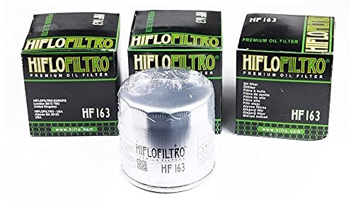3X Hiflo Ölfilter HF163 passend für BMW K75 K100 K1100 K1200 K1 R850 R1100 R1150 R1200