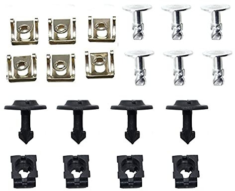 20 Stück Unterwannenschutz, Motor-Unterdeckel-Befestigungsclips, Schraube passend für A4 A6 1997–2005 Skodas