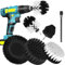 Brush Attachment Drill Set Brush Attachment Cordless Screwdriver Brush Drill Brush Attachment Cleaning Brush Rim Brush Scrubber Cleaning Brush Kit for Kitchen Bathtub Tiles,6 pieces Extended