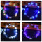 Garland Stirnband,Blumen Stirnband,Leuchtende Blumenkronen,Leuchtender Kranz,4PCS Haarschmuck Stirnband Leuchtend,LED-stirnband Für Mädchen,LED-Blumenkranz,LED Blumenkranz Stirnband,Blumen-Stirnband