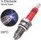 Candela Iridium per Px 200 E + Candela a 3 Elettrodi, Scooter Atv Quad Candela Ad Alte Prestazioni per Cg 125150 Cf250 (Confezione da 2) Auto