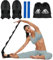 flintronic Yoga Stretching Strap, Stretching Band mit 7 Schleifen, Yoga Stretch Gurt, Hochelastischer Gymnastik-Gur mit TPE-Spanngurten, Übungsschlaufe zum Dehnen der Beinmuskulatur-2 Stück