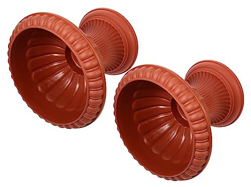 Abaodam 2pièces Pots De Fleurs Européens Plastique De Décoration Vintage pour Mariage Et Extérieur Design De Colonne Romaine Résistants Et Étanches pour Jardin Balcon Et Événements