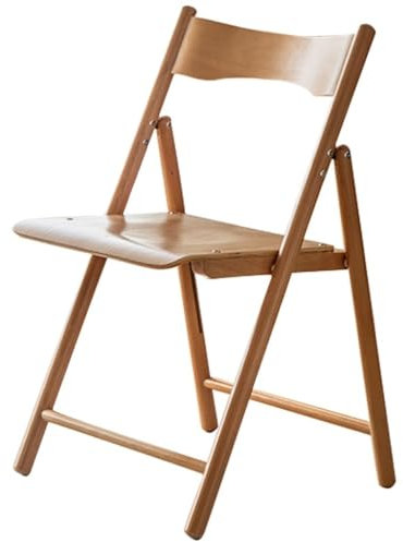 Moderner minimalistischer Konferenzstuhl, Tragbarer Faltbarer Event-Stuhl, Ergonomischer klappbarer Bürostuhl, Robuster Klappstuhl aus Buche, Tragfähigkeit 150 kg