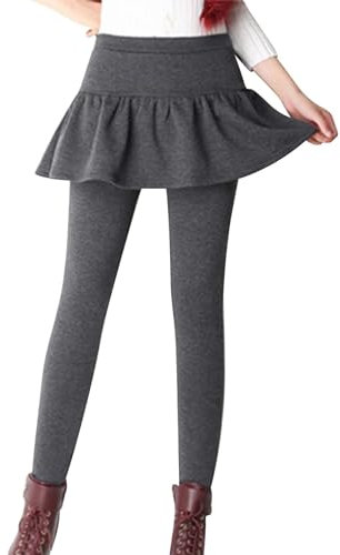 YEBIRAL Black Week Angebote Thermo Leggings Damen Fleecehose Damen Warm High Waist Herbst Winter Hosen Casual Pants Thermo Leggings