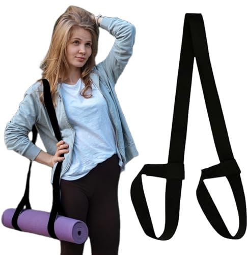 KLLJ Cinghia Tappetino Yoga,Tracolla per Yoga,Tracolla per Materassino da Yoga, per Yoga, Pilates, Esercizi, Aerobica, Tappetino Esercizi Sport