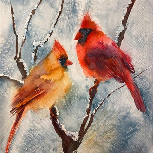 IHR Ideal Home Range Cocktail-Servietten, Einweg-Servietten, 3-lagig, 12,7 x 12,7 cm, She & He, 20 Stück