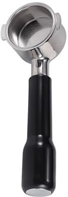 Spryaut Replacement 51mm Bottomless Portafilter for DeLonghi EC221, EC260, EC330S, ECOV31, EC152, ECO310, EC230 Espresso Machine - Coffee Filter Handle Holder with Cup Basket