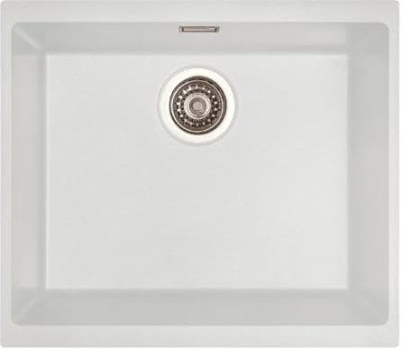 Astini Dante 500 1.0 Bowl Granite White Undermount Kitchen Sink & Waste