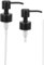 Luabue 2 Stück Seifenspender Pumpkopf Edelstahl Seifenpumpe Schwarz Seifenspender Ersatzpumpe für 28 mm Gewinde Flasche Seifenspender Flüssigseifen Shampoos Waschmittel