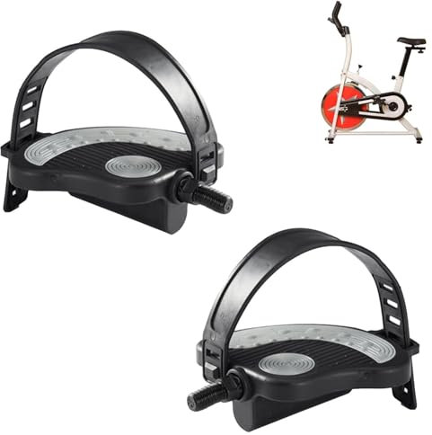 Liege Fahrradpedale – Fahrräder, Spin Cycling Bikes | Ersatzteile für stationäre Liegeräder im Innenbereich, Heimtrainer, Heimtrainer Pedale mit Riemen für Heimtrainer