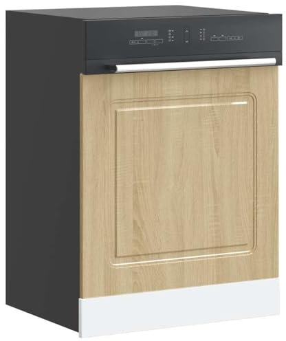 Gecheer Pannello Lavastoviglie Kalmar Rovere Sonoma 60x1,5x67 cm,P853660
